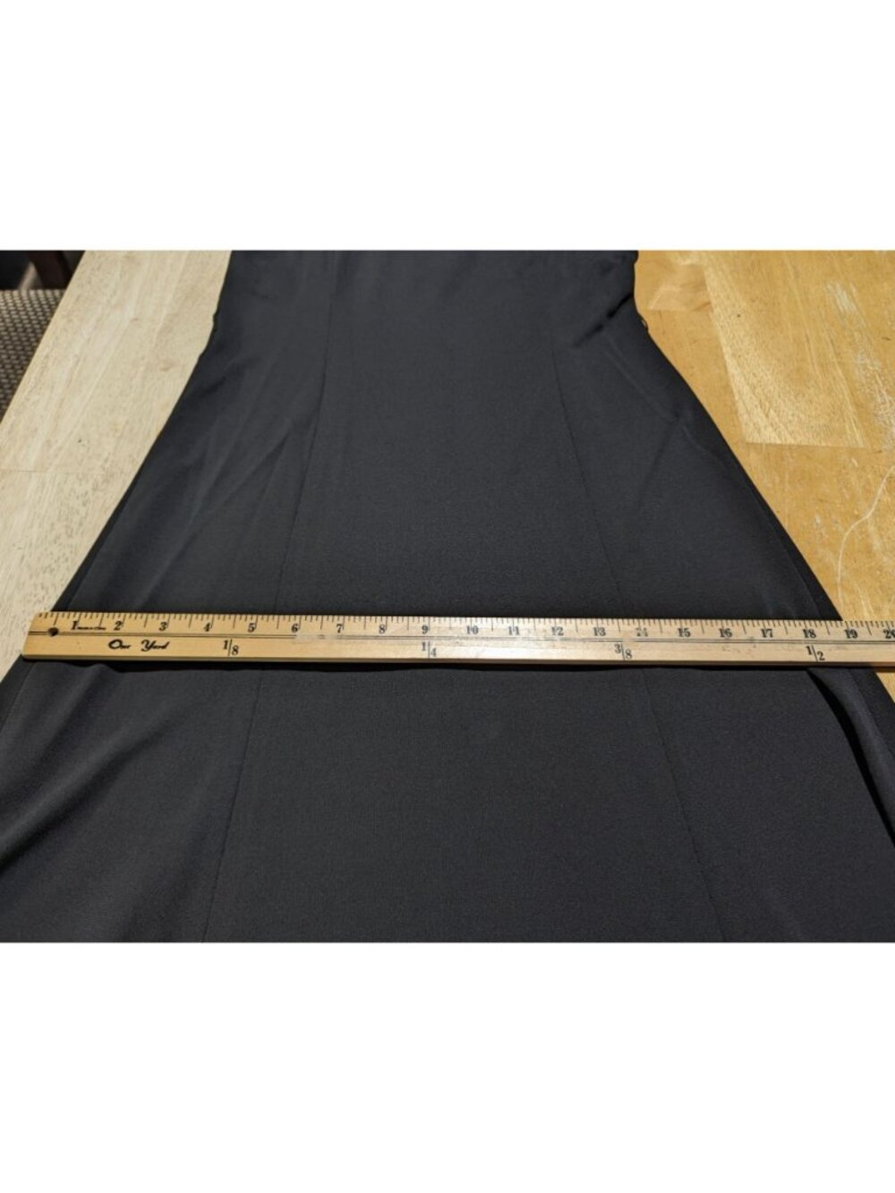 LAUREN RALPH LAUREN Cocktail Party Evening Criss Cross Black Midi Dress sz 4 - Picture 11 of 16